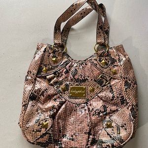 Babyphat shoulder bag Pink and black very chic